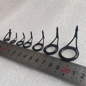 36 + 5 pièces accessoires de <span class=keywords><strong>canne</strong></span> à pêche accessoires de <span class=keywords><strong>remplacement</strong></span> bricolage céramique acier inoxydable Guides à rouleaux <span class=keywords><strong>anneau</strong></span> et embouts - Product Image 6