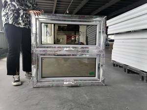 Nhà Sản Xuất Cửa Sổ UPVC Của Trung Quốc Có Màn Hình Và Tay Quay Điều Khiển Cửa Sổ Tác Động Bão - Product Image 2