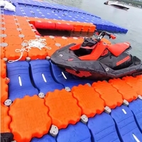 Dock flottant pour jet ski Botai (BT) Easy Drive avec rampe d'accès, en matériau HDPE, protection UV, durable