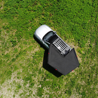 Accessoires 4x4, auvents pour voiture, tente 270° à ouverture rapide, tente hexagonale en forme d'éventail pour le camping et la randonnée en plein air
