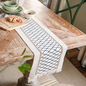 Tự Nhiên Sang Trọng Boho Dệt Đan Dải Kẻ Sọc Đám Cưới Macrame Placemat Bảng <span class=keywords><strong>Runner</strong></span> Cho Đám Cưới - Product Image 2