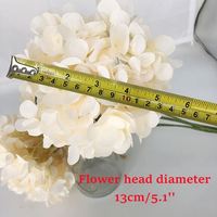 Z-0232 Bunga Buatan Cantik Berwarna-warni, Bunga Hydrangea Sutra Buatan yang Lebat