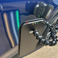 Lampe de réparation automobile Steeltreks 12V à 9 couleurs réglables, sans batterie, avec col de cygne flexible et support à ventouse pour détection de bosses sans peinture