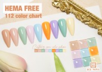 Gel Vernis à Ongles Semi Permanent Hybride Noir Rouge Couleurs HEMA GRATUIT Uv Gel Vernis Émail Ensemble Fournitures de Beauté