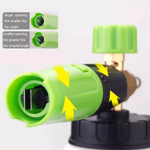 Lanza de espuma de boca grande, boquilla de espuma de cañón de espuma, lanza de pistola de espuma de jabón de alta presión con botella transparente de 1 L - Product Image 3