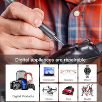 UFTOOLS Jeu de tournevis électrique 120 en 1 Jeu d'outils de tournevis électrique de précision portable pour la réparation de téléphones portables Xiaomi