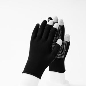 Gants en coton noir tricoté de calibre 10 avec <span class=keywords><strong>points</strong></span> antidérapants en PVC - Product Image 5