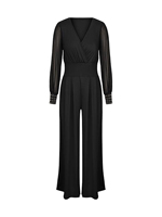Pantalon de soirée élégant pour femme, style vintage, en maille transparente, avec boutons métalliques, production en série