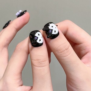 Nuevo estilo 3D moldeado a mano lindo lazo de lunares <span class=keywords><strong>uñas</strong></span> <span class=keywords><strong>cortas</strong></span> - Product Image 3