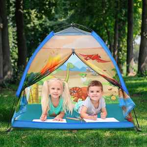 Dinosaur Kids Play <b>Dome</b> <b>Tent</b> Sports Toy for Ages 2-7 Indoor Outdoor Easy Assembly Gift - Product Image 1