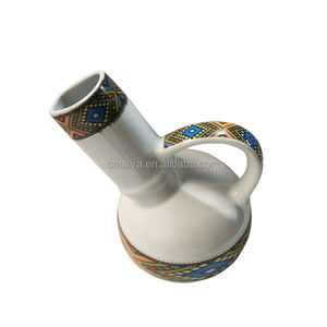 Juego de café tradicional etíope con rekebot, 17 piezas, nuevo diseño, 2021 - Product Image 2