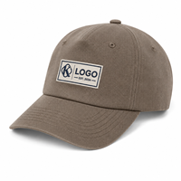 Gorra de Béisbol Deportiva de Algodón Cepillado Personalizada con MOQ Bajo, Sin Estructura, Ajustable, Bordado Frontal, Logotipo de Marca Privada, Merchandising