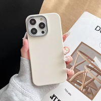 Nouvelle Coque de Téléphone en Cuir Gaufré Anti-Traces de Doigts, Style Uni, Meilleure Vente, pour Usage Professionnel (16) – Couleur Unie