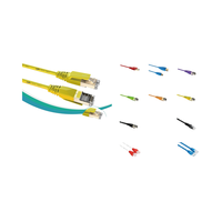 Pabrik OEM Cat5E Cat6 Cat6A Cat7 Cat8 Ethernet UTP FTP 0.5 m 1m Cat6 kabel Patch ramping Cat6 kabel Patch