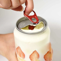 Canette en plastique vide de 330 ml et 500 ml pour boissons froides