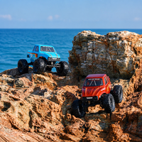 RGT 18800 Ripper 1/18 Camion RC tout-terrain 4x4 à moteur brushless, 2 vitesses, avec essieux portiques, Hobbywing, étanche, pour escalade hors route