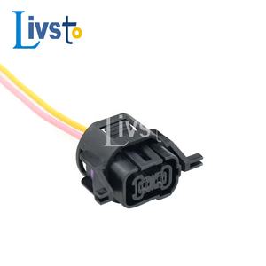 Autoteile IP67-zertifizierter Wasserdichter Steckverbinder mit Reinkupferleiter, <span class=keywords><strong>2</strong></span>-poliger Gummi-Elektronikstecker für Auto und Haushaltsgeräte - Product Image 3