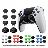 Manettes de joystick, poignées et boutons pour manette PS5/PS4/XBX/PS5 Edge, capuchons de joystick interchangeables, base de réparation et remplacement