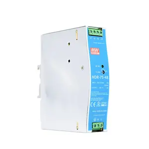 NDR-75-48 Manufacturers selling custom 75W power supply 48v1.6a ultra-thin industrial DIN rail switching power supply