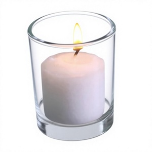 Portavelas de Cristal Transparente para Velas Votivas y Tealight - Portavelas Transparentes Hechos a Mano y Ecológicos para Diwali y Cumpleaños - Product Image 2