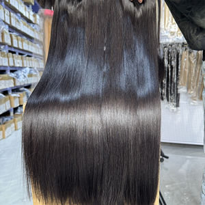 Paquetes de Cabello Humano Liso Vietnamita Virgen Directo de Fábrica, Cutícula Intacta, Grado Salón, Pedido al por Mayor para Proveedores de Cabello - Product Image 1