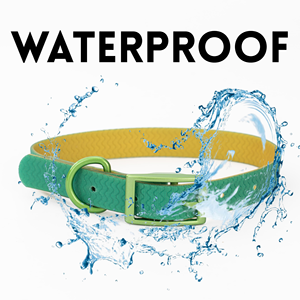 Verstelbare Luxe Hondenhalsband 40-60Cm Reizen Waterdichte Hondenkleding Pvc-Materiaal Schokabsorberende Hondenhalsband Eu-Compliant - Product Image 4
