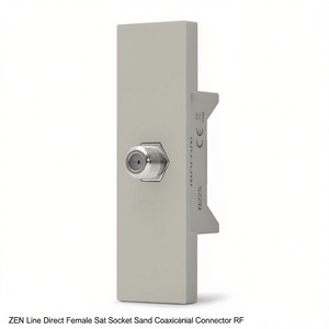 Connecteur coaxial RF femelle ZEN Line Direct, type Sat Socket, couleur sable - Product Image 2