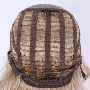 배송 준비 완료된 발레아쥬 그레이 컬러 러시안 레미 헤어 5*5 모노탑 가발 (오픈 웨프트, 더블 드로운, 보브 웨이브) 여성용 가발 - Product Image 3