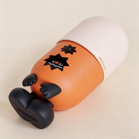 Figurine de robot éducatif mignon en plastique ABS, forme de tasse, motif étoile, personnalisable en usine, pour collection de jeux d'enfants de 2-4 et 5-7 ans