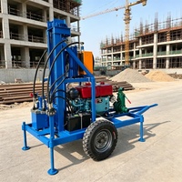Plateforme de forage de puits d'eau au diesel pratique avec un diamètre de 75 à 325 mm pour des applications de forage de puits flexibles