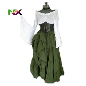 <span class=keywords><strong>Disfraz</strong></span> de <span class=keywords><strong>Reina</strong></span> Gótica Victoriana para Fiesta de Disfraces, Vestido Medieval Renacentista de Princesa Élfica, Lolita, Baile Retro, Cosplay para Mujer - Product Image 5
