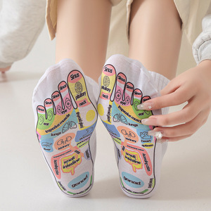 Vente en gros Chaussettes de massage des pieds aux points d'<span class=keywords><strong>acupuncture</strong></span> Chaussettes de réflexologie d'acupression avec outil de massage - Product Image 1