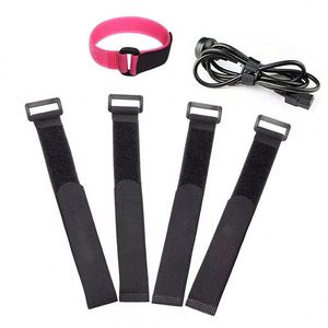 High Quality Cable Ties Binding Strap Velcroes Data Cable Ties 100% Nylon <b>Hook</b> and Loop Velcroes Custom Binding Strap Velcroes - Product Image 3