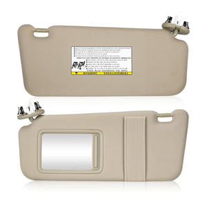 Pare-soleil Toyota Camry beige avec éclairage 74320-06800-E0, installation par vis, accessoire de toit intérieur - Product Image 2