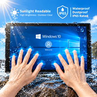 PC Industri All-in-One 10.4-32 Inci Layar Sentuh Kapasitif Kontrol Otomasi IPC Panel PC Industri Tanpa Kipas