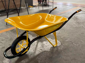 低価格高品質130kg 65L積載量一輪車メーカー工業用金属製単輪トロリーOEMから - Product Image 2