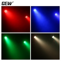 Équipement d'éclairage de scène 7x10W DMX RGBW 4-en-1 LED Par Can Light pour mariage, discothèque, DJ, club