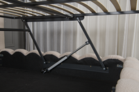 Willsoon Modernes Queen-Size-Bett mit Gepolstertem Kopfteil und Stauraum, Elegantes Gepolstertes Plattformbett, Weiches Schlafzimmermöbel