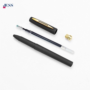 Bolígrafo de tinta de gel de plástico negro carbón del fabricante, ancho de escritura de 0,5mm para publicidad, firmas de oficina y promoción de logotipos - Product Image 6