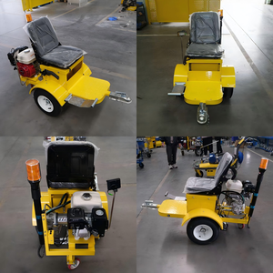 Machine de marquage routier thermoplastique à poussée manuelle avec conducteur intégré, type scooter de marquage routier - Product Image 4