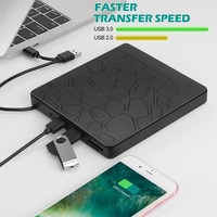 Yüksek Hızlı Veri Aktarımı Usb Optik Sürücüler Pc Masaüstü/laptop/linux/mac Os/windows11/10/8/7/xp Harici Dvd Sürücüsü için Oynatıcı