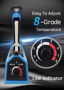 Machine à sceller manuelle à impulsion de 16 pouces pour sacs en plastique PE, PP, Mylar, feuille de polyéthylène, fermeture de cartons et emballages - Product Image 6