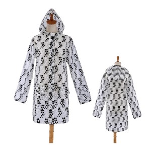 Impermeable Transparente Personalizado <span class=keywords><strong>para</strong></span> <span class=keywords><strong>Mujer</strong></span>, Talla Adulto, Ligero, Simple, <span class=keywords><strong>de</strong></span> TPU Degradable, con Estampado Completo, con Capucha y Bolsillos - Product Image 2