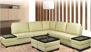 <span class=keywords><strong>Housse</strong></span> de canapé en cuir synthétique pour <span class=keywords><strong>jardin</strong></span>, protection de meubles en tissu brun, Frank 7 places - Product Image 6