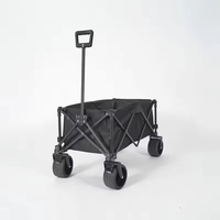 Chariot pliant robuste et portable, chariot de transport pliable très populaire pour la plage, le camping, les courses, chariot à roulettes