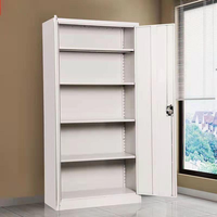 Armoires de classement de bureau, armoire de rangement en acier durable, armoire métallique à 2 portes battantes, armoire de classement en fer pour entreprise avec serrure