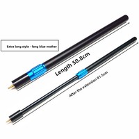 Billard-Queue-Verlängerung: Teleskopadapter für kleine und dicke Endstücke im Snooker- und Nine-Ball-Stil