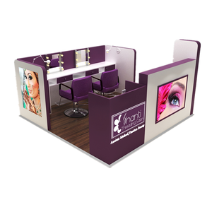 Quiosco de enhebrado de cejas de Venta caliente de moda: quiosco de estación de peluquero diseñado en 3D a la venta - Product Image 1