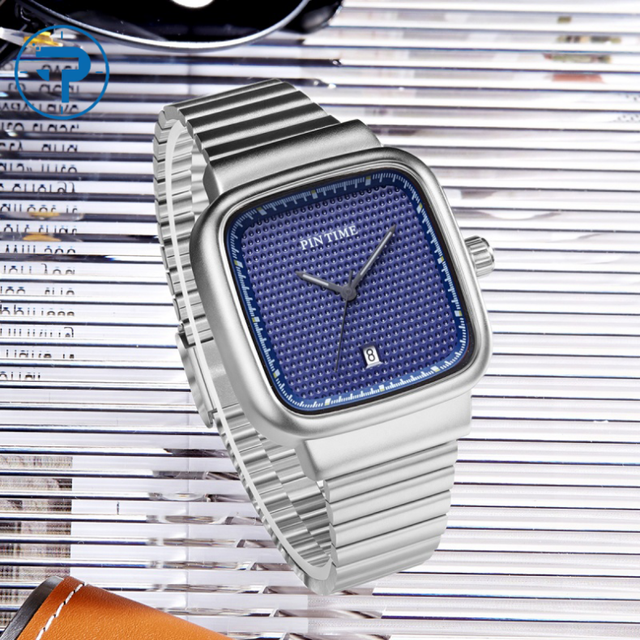 New Style Classic Watch Quartz Movement Wristwatch Wholesale Cheap Price Watches Luxury Design Brand Quality Men Square Watch