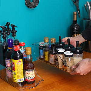 Organizer per frigorifero Drink Soda Can Beverage Food Organizer in plastica trasparente per armadi per frigoriferi e congelatori - Product Image 4